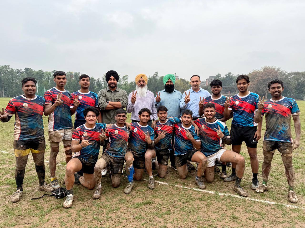 Winners of the PU Inter-College Rugby Championship.